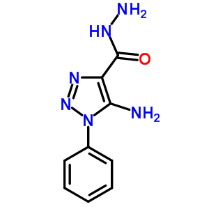 5-氨基-1-苯基-噻唑-4-碳酰肼结构式_20271-38-9结构式