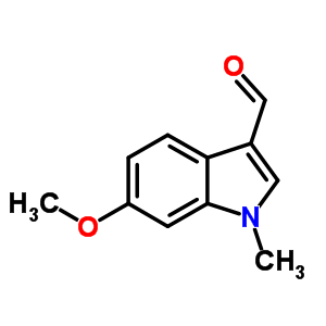 6-甲氧基-1-甲基-1H-吲哚-3-甲醛结构式_202807-44-1结构式