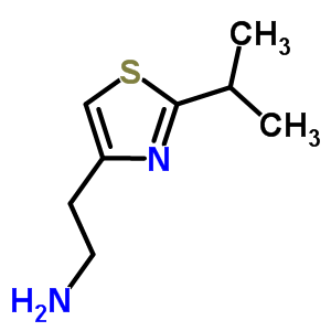 2-(2-异丙基-1,3-噻唑-4-基)乙胺双盐酸盐结构式_202817-08-1结构式