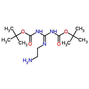 2-(2-氨基乙基)-1,3-二叔丁氧羰基胍结构式_203258-44-0结构式