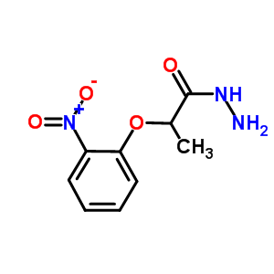 2-(2-硝基苯氧基)丙酰肼结构式_203741-59-7结构式