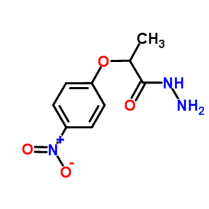 2-(4-硝基苯氧基)丙酰肼结构式_203741-61-1结构式