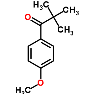 1-(4-甲氧基苯基)-2,2-二甲基-1-丙酮结构式_2040-26-8结构式