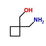 1-(氨基甲基)环丁烷甲醇结构式_2041-56-7结构式