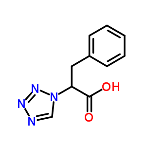 3-苯基-2-(1H-四唑-1-基)丙酸结构式_204188-85-2结构式