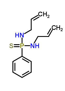 苯基双(烯丙基氨基)膦硫化物结构式_20491-21-8结构式