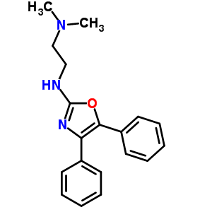 2-((2-(二甲基氨基)乙基)氨基)-4,5-二苯基噁唑结构式_20503-83-7结构式