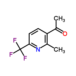 3-乙酰基-2-甲基-6-(三氟甲基)吡啶结构式_205582-83-8结构式