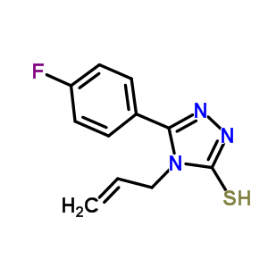 4-Allyl-5-(4-fluorophenyl)-4H-1,2,4-triazole-3-thiol Structure,205806-31-1Structure
