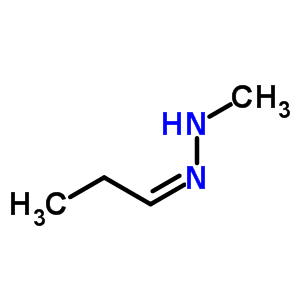 丙醛, 2-甲基肼酮结构式_20607-73-2结构式