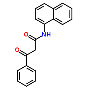 N-1-naphthyl-3-oxo-3-phenylpropanamide Structure,20653-04-7Structure
