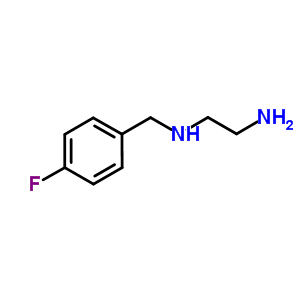N-(4-氟苄基)-1,2-乙二胺结构式_2070-85-1结构式