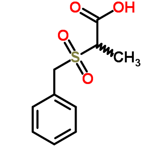 2-[(苯基甲基)磺酰基]-丙酸结构式_20803-98-9结构式