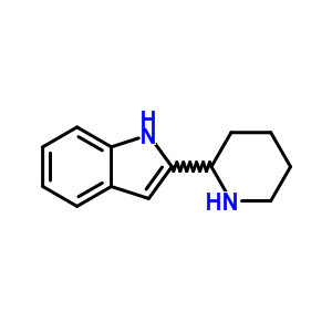2-(哌啶-2-基)-1H-吲哚结构式_20862-83-3结构式