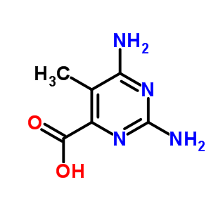 4-Pyrimidinecarboxylic acid,2,6-diamino-5-methyl - (8ci) Structure,20865-34-3Structure