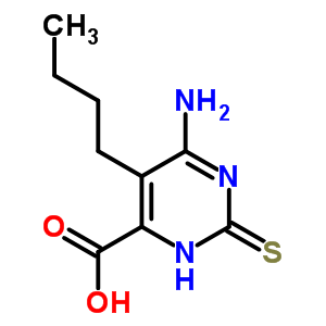 6-氨基-5-丁基-2-磺酰基-3H-嘧啶-4-羧酸结构式_20865-45-6结构式