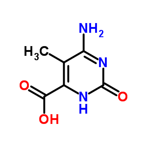 6-Amino-5-methyl -2-hydroxy-4-pyrimidinecarboxylic acid Structure,20865-52-5Structure