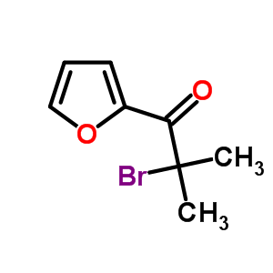 (9ci)-2-溴-1-(2-呋喃)-2-甲基-1-丙酮结构式_20895-05-0结构式