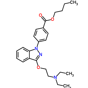 P-[3-[2-(diethylamino)ethoxy]-1h-indazol -1-yl ]benzoic acid butyl ester Structure,20954-13-6Structure