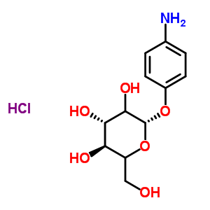 4-氨基苯基beta-D-吡喃甘露糖苷盐酸盐结构式_210049-18-6结构式