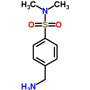 4-氨基甲基-N,N-二甲基苯磺酰胺结构式_210918-25-5结构式
