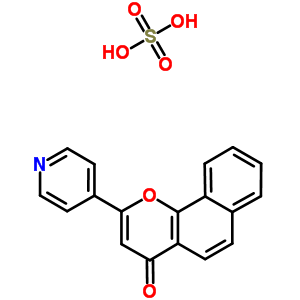 2-吡啶-4-基-苯并[h]色烯-4-酮结构式_2110-25-0结构式