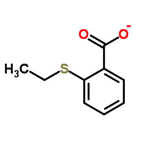 2-(乙基硫代)苯甲酸结构式_21101-79-1结构式