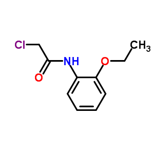 2-氯-n-(2-乙氧基苯基)乙酰胺结构式_21118-77-4结构式