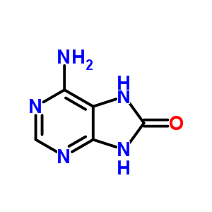 6-氨基-1,7-二氢-8h-嘌呤-8-酮结构式_21149-26-8结构式