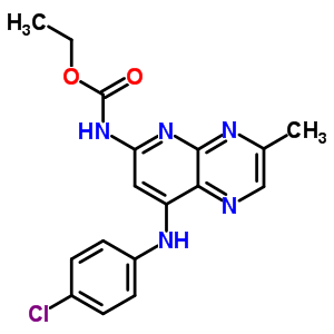 甲基吡啶并[2,3-b]吡嗪-6-基]-氨基甲酸乙酯结构式_21271-80-7结构式