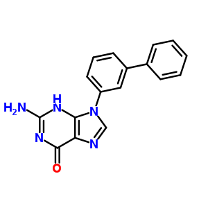 2-氨基-9-(3-苯基苯基)-3H-嘌呤-6-酮结构式_21318-95-6结构式