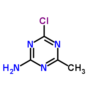 2-氨基-4-氯-6-甲基-1,3,5-三嗪结构式_21320-62-7结构式