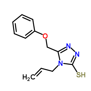 4-Allyl-5-(phenoxymethyl)-4H-1,2,4-triazole-3-thiol Structure,21358-15-6Structure