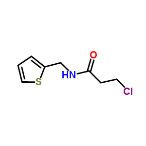3-Chloro-n-(thien-2-ylmethyl)propanamide Structure,21403-26-9Structure
