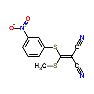 2-[(Methylthio)(3-nitrophenylthio)methylene]-malononitrile Structure,214330-83-3Structure