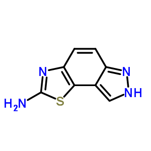 6H-Pyrazolo[3,4-g]benzothiazol-2-amine Structure,21444-01-9Structure