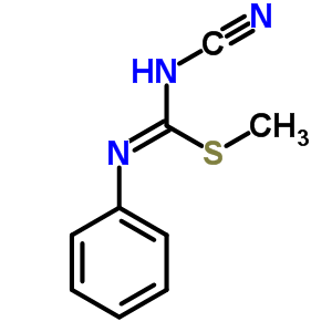 (Z)-1-cyano-2-methyl-3-phenylisothiourea Structure,21504-96-1Structure