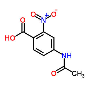 4-乙酰氨基-2-硝基-苯甲酸结构式_21573-29-5结构式
