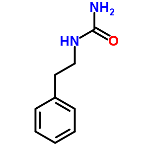 苯乙基脲结构式_2158-04-5结构式