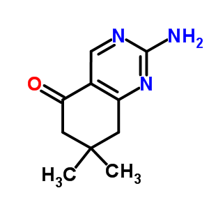 2-Amino-7,7-dimethyl-7,8-dihydroquinazolin-5(6h)-one Structure,21599-37-1Structure