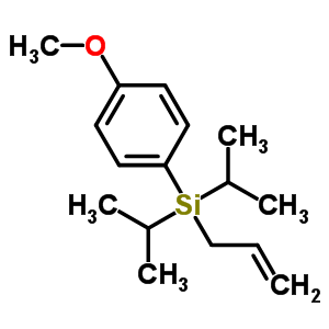 烯丙基(二异丙基)(4-甲氧基苯基)硅烷结构式_216107-40-3结构式