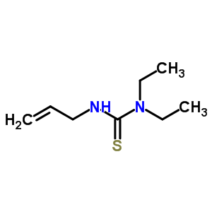 1-烯丙基-3,3-二乙基-2-硫脲结构式_21645-26-1结构式