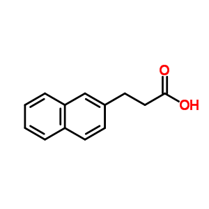3-萘-2-丙酸结构式_21658-35-5结构式