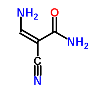 3-氨基-2-氰基-2-丙酰胺结构式_21689-52-1结构式