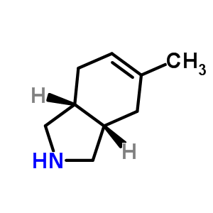 (3As,7ar)-5-methyl-2,3,3a,4,7,7a-hexahydro-1H-isoindole Structure,21764-64-7Structure