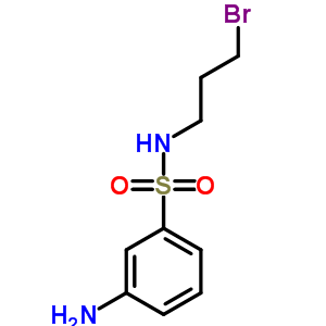 1-(3-氨基苯磺酰基)氨基-3-溴丙烷结构式_218278-45-6结构式