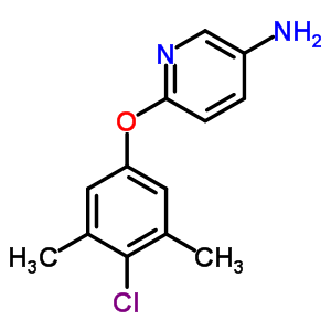 6-(4-Chloro-3,5-dimethylphenoxy)pyridin-3-amine Structure,218457-66-0Structure