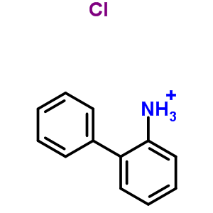 2-氨基联苯盐酸盐结构式_2185-92-4结构式