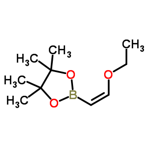 (Z)-1-乙氧基乙烯-2-硼酸频那醇酯结构式_219489-07-3结构式