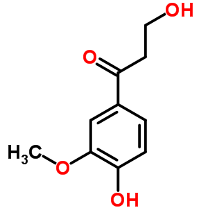 Beta-hydroxypropiovanillone Structure,2196-18-1Structure